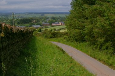 looking towards melmerby from gale hall road